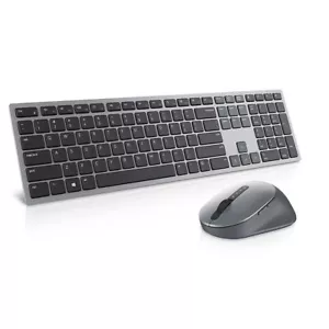 Dell Premier Multi-Device Wireless Keyboard and Mouse – KM7321W - Silver - NEW - Picture 1 of 4