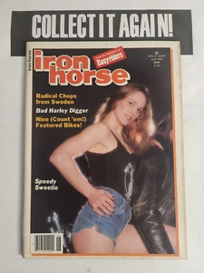 Magazine Iron Horse 1983 06 june No. 33 fr  cover ripped 3/4 up spine David Mann - Picture 1 of 2