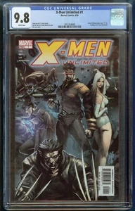 Cubierta de Pat Lee de cómics de Marvel X-Men Unlimited #1 CGC 9,8 - Imagen 1 de 4