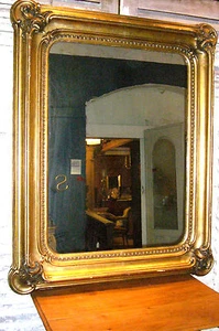 Specchio Barocco muro oro dello stucco mirror trumeau Vienna - Picture 1 of 1