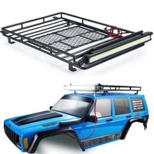 RC Car Metal Roof Rack Luggage Bracket For Axial SCX10 90046 Wrangler - Picture 1 of 14