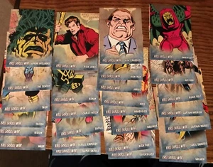 COMPLETE INSERT SET 2011 UPPER DECK MARVEL KREE-SKRULL WARS RETRO CHARACTER 1-27 - Picture 1 of 1