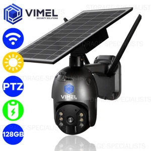 Wireless Solar Camera WIFI Security 128GB Outdoor Battery CCTV Home PTZ - Picture 1 of 11