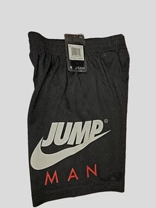 Youth S (8-10 yrs) Jordan Boys Shorts Dri Fit Basketball Jumpman Gym Black New - Picture 1 of 7