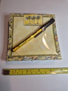 red farm studio note cube pad & pen set 200 Sheets Three palms #56535 - Picture 1 of 16