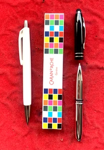 CARAN D´ACHE BALL POINT  PEN & MECHANICAL PENCIL BOLÍGRAFO SWISS MADE - Picture 1 of 24