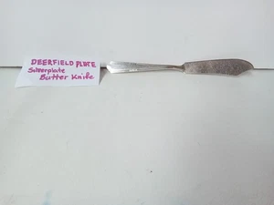 DEERFIELD VERSILBERTES SILBERBESTECK BUTTERMESSER BESTECK 7" LANG SCHÖN - Bild 1 von 9