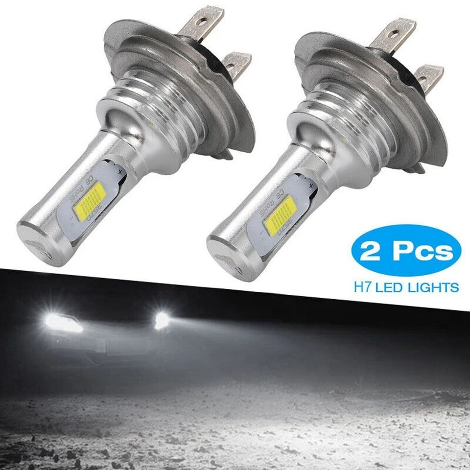 LED Headlight LED Chip High Power 12V-24V 6000K Clear White 8000 Lumens - Image 1 of 4