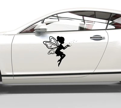 Autoaufkleber Fee schwebend mit Sternenstaub - Bild 1 von 4