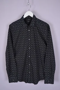 Diesel Mens S-Jirou Printed Slim Fit Black Stars Shirt Size M - Picture 1 of 12