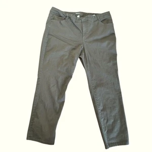 Style & Co Damen Denim Jeans Bauchkontrolle Slim Leg Oliv Freizeit Komfort 20W - Bild 1 von 8