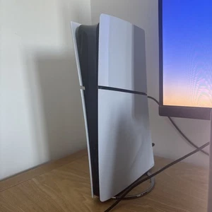 SONY PlayStation 5 Slim Digital Edition 1TB White Game Console - PS5 ONLY - Picture 1 of 5