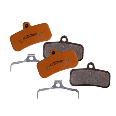 Pastillas de freno de disco orgánicas Quadiem de 4 pistones y TRP tipo D alto rendimiento húmedo/seco Foto 1 de 2