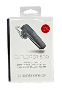Plantronics Explorer 500 Wireless Bluetooth Headset HD Voice Clarity Sealed - Picture 1 of 3