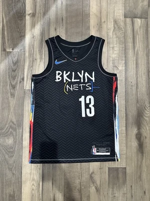 耐克 James Harden 2020 City Edition Swingman 球衣布鲁克林篮网队 M 码(44) — 第 1/2 张图片