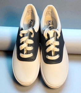 Zapatillas de montar Keds School Days II talla YOUTH 1,5 M blanco marino NUEVAS sin caja - Imagen 1 de 9