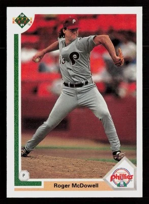 Roger McDowell 1991 Upper Deck #406 Philadelphia Phillies Baseball Card - Image 1 of 2