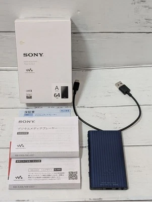 Reproductor de audio Walkman de alta resolución Sony NW-A307 azul de 64 GB... - Imagen 1 de 4