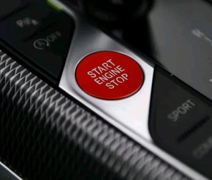 FÜR BMW 1ER F40 2020-21 INNEN ZÜNDSTART STOP SCHALTER TASTER ABDECKUNG - Bild 1 von 9