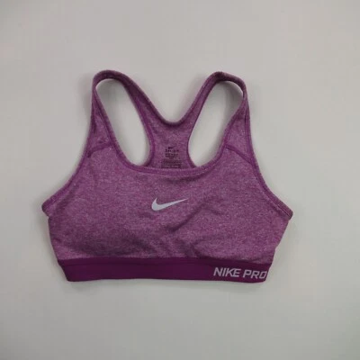 Nike Pro Bra Womens Small Workout Activewear Support Lightweight Purple - Image 1 of 4