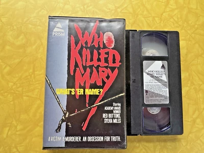 Who Killed Mary What's Er Name VHS clamshell superior Prism Video Release RARE - Image 1 of 3