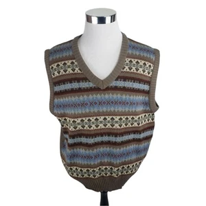 Camisa suéter vintage Timber Ridge Outdoor Outfitter para hombre cuello en V talla grande - Imagen 1 de 5