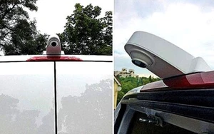 White Van Motorhome Roof Mounting Reversing Rear View Camera Kit + Dash Monitor - Picture 1 of 10