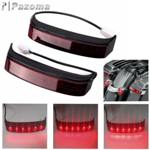 LED Saddlebag Rear Turn Signal Tail Lights For Harley Street Glide Special FLHXS - Picture 1 of 10