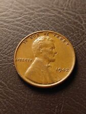 1942  Lincoln Wheat Penny 1 Cent U.S. Coin One Cent Small Cents