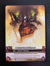 World of Warcraft WoW TCG Promo - EA Extended Art Dethvir the Malignant