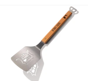 Sportsula Detroit Tigers Edelstahl/Ahorn Grillutensil Flaschenöffner - Bild 1 von 2