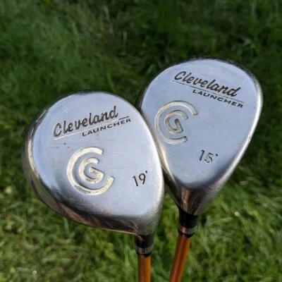 Juego de Madera Cleveland Launcher 15º Y 19° Seniors-Flex Grafito 65g Varilla Dorada Foto 1 de 4