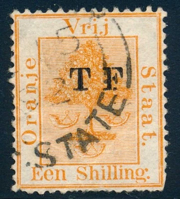 Sello telegráfico Orange Free State 1888, RH23, usado Foto 1 de 4