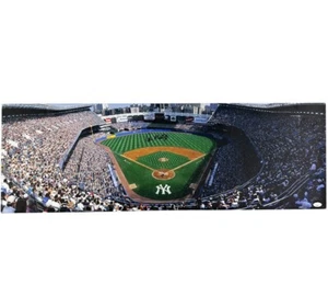 Don Mattingly Signed New York Yankees Unframed 16×20 Yankee Stadium Pano Canvas - Picture 1 of 3