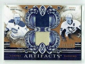 10-11 UD Artifacts Tundra Tandems  Andrei Markov--Sergei Gonchar  /125  Jerseys