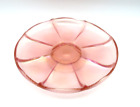 Vtg Fenton Pink Velva Rose 75Th Anniversary Console Bowl Dish Iridescent Color