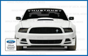 2010 - 2014 Ford Mustang Front Windshield Banner Decal Sticker Graphic V6 GT PMP