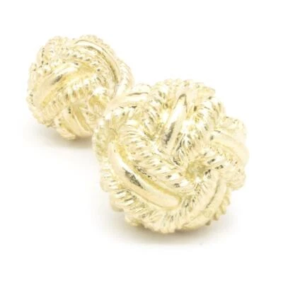 Tiffany & Co. Schlumberger 18 Karat Yellow SINGLE Double Knot Cufflink - Image 1 of 4