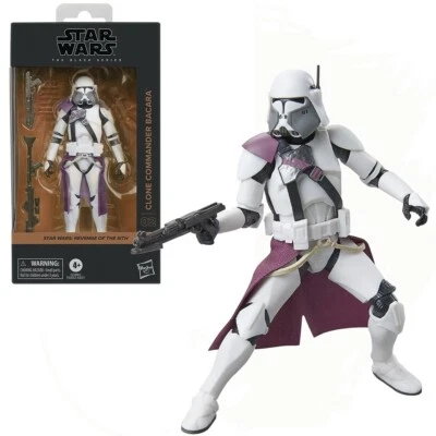 Figura Hasbro 2025 Star Wars Black Series RotS 2 CLONE COMMANDER BACARA escala 6" Foto 1 de 4