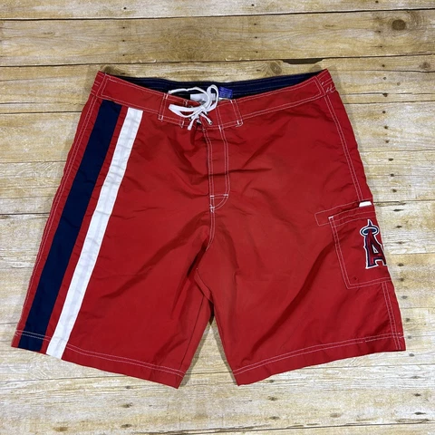 Los Angeles Angels MLB Mens Red Swim Trunks Board Shorts XL General Merchandise Cover