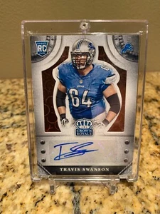 2014 Crown Royale Rookie Signatures Card #STSW Travis Swanson /75 - Picture 1 of 2