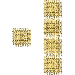 5 Pièces Chiffres Arabes Carte Horloge Pièces Remplacement Numéros Accessoires - Photo 1/12