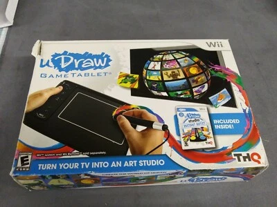 Wii uDraw Game tablet with uDraw Studio: Instant Artist in box pre owned - Image 1 of 4
