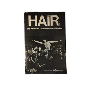 "HAIR" Aquarius Theater Vintage 1969 Los Angeles Program RARE COLLECTIBLE - Picture 1 of 10