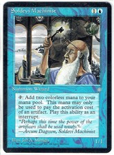 SOLDEVI MACHINIST ~  Ice Age MTG Single BLUE Vintage WOTC Magic:The Gathering U1