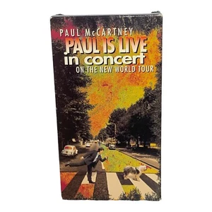 Paul Is Live In Concert On The New World Tour VHS Paul McCartney Live Music - Imagen 1 de 4