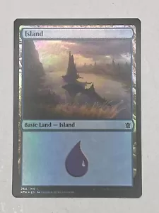 MTG Artist Proof Foil Island (#178) FRF Signed by Florian De Gesincourt - Picture 1 of 2