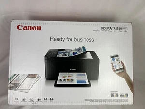 CANON Pixma TR4550 4in1 Drucker Scannen Kopieren Farb-Fax WLAN schwarz - Bild 1 von 3