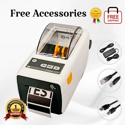 Zebra ZD410 Healthcare Direct Thermal Label Printer USB Ethernet BT 1YR WARRANTY - Image 1 of 4