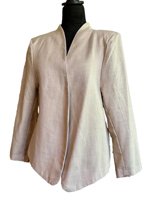 Stoosh Women’s No button Linen Color Blazer XL NWT minimalist - Image 1 of 4